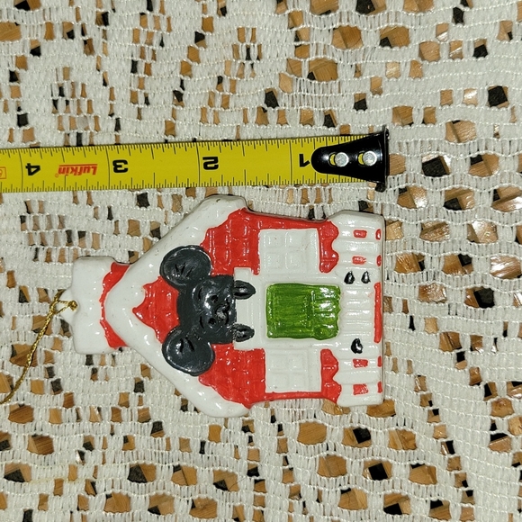 Vintage | Set of 5 Hand Painted Ceramic  Christmas Ornaments - Picture 7 of 14